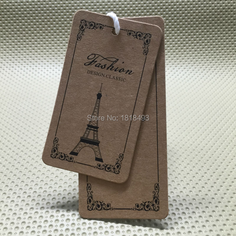 customize clothing kraft paper - Kraft Hang Tag ulasan dan harga