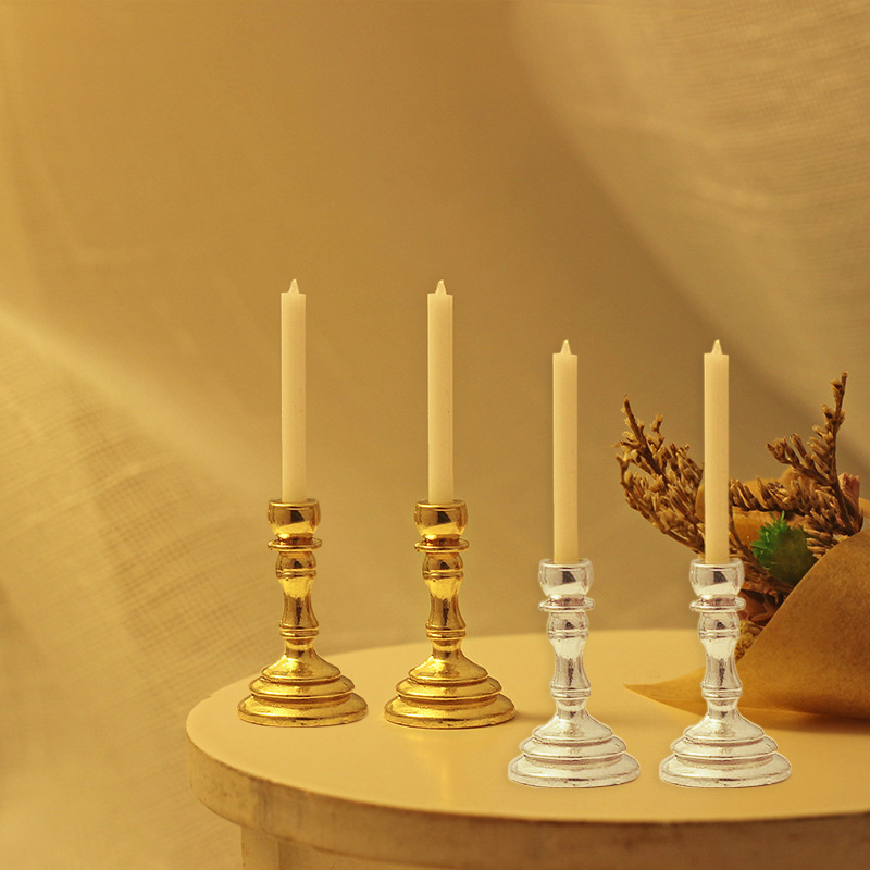 1Pair 1/12 Doll House Miniatur - Candle Quotes ulasan dan harga