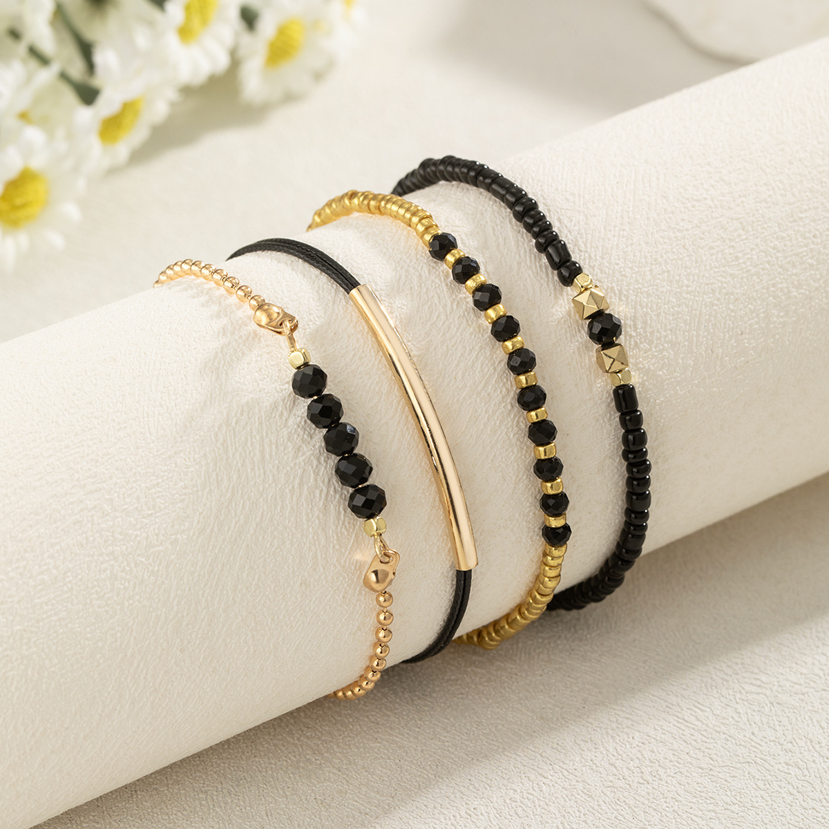 Handmade Black Glass Stone Bra - Black Tin Candle ulasan dan harga