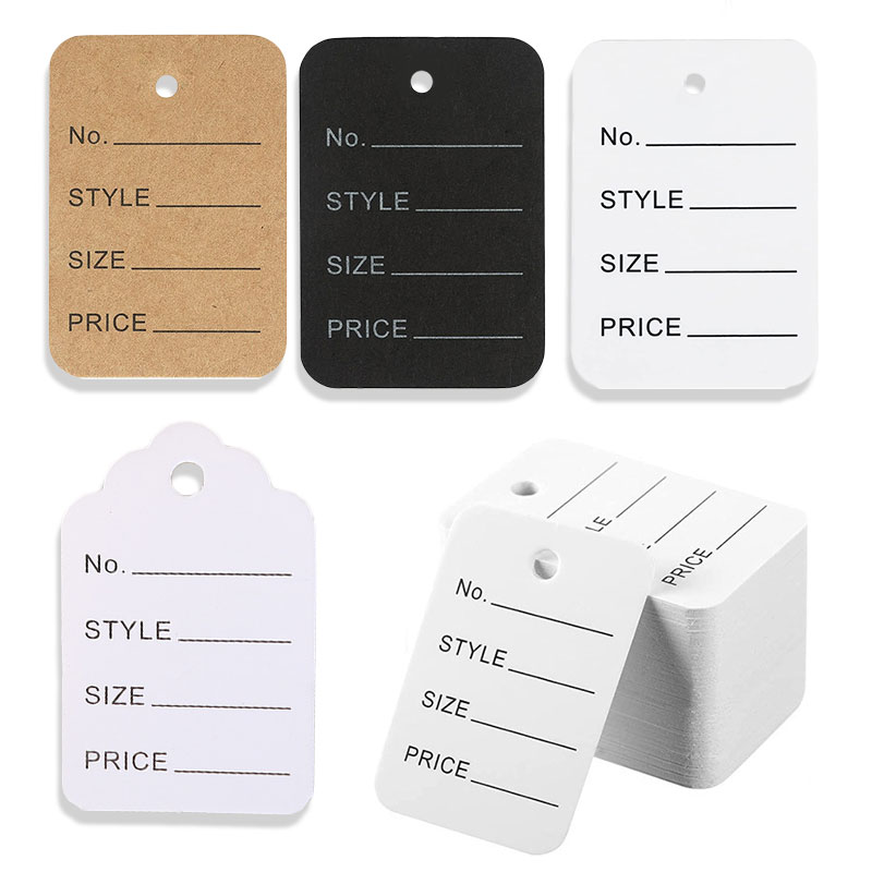100pcs/lot 3.5x5cm Price Tags  - Kraft Hang Tag ulasan dan harga