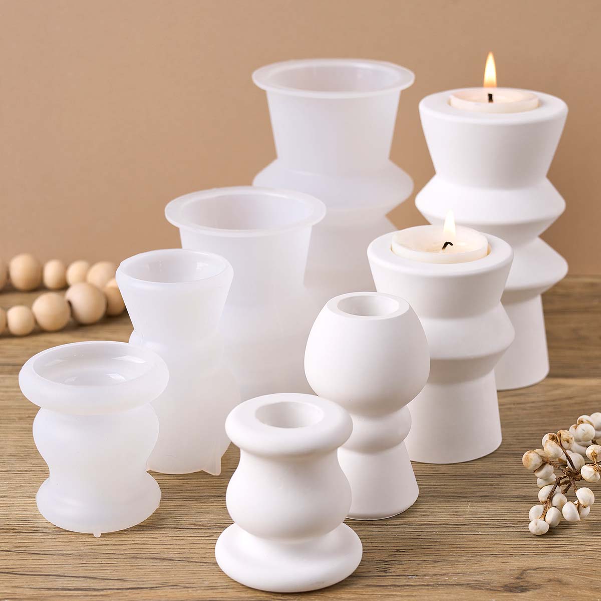 Nordic Candle Holder Silicone  - Candle Quotes ulasan dan harga