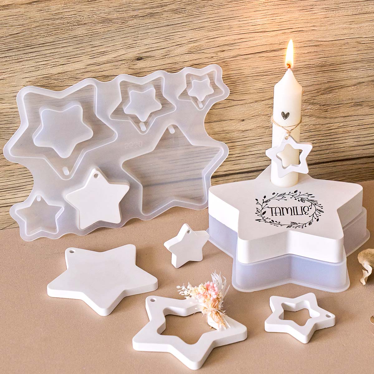 Five Pointed Star Candlestick  - Candle Quotes ulasan dan harga