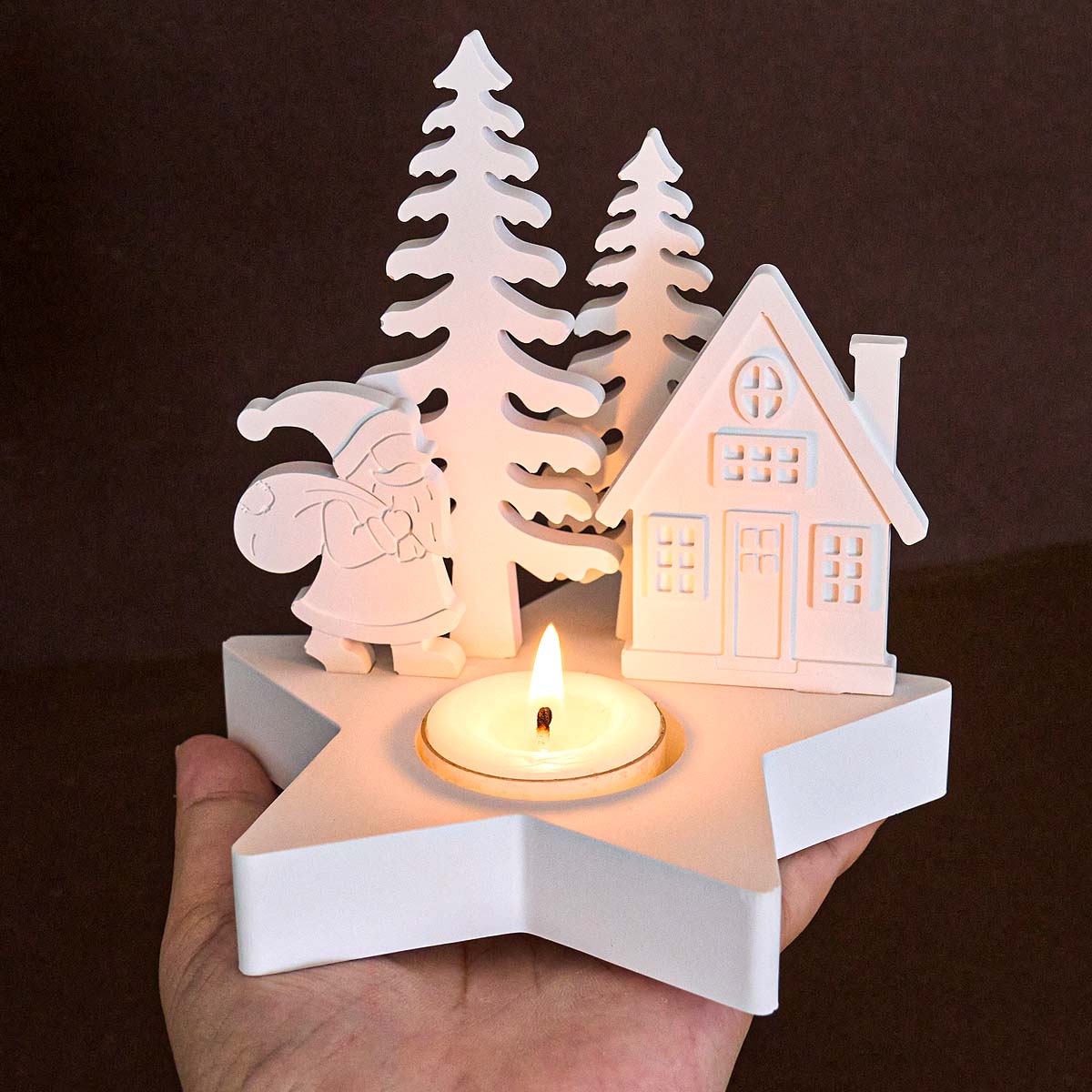 Christmas Decor Star Candle Ho - Candle Quotes ulasan dan harga