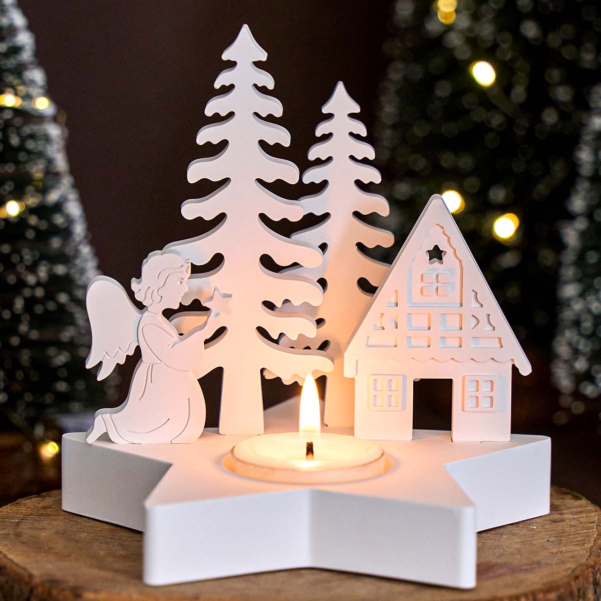 Christmas Decor Star Candle Ho - Candle Quotes ulasan dan harga