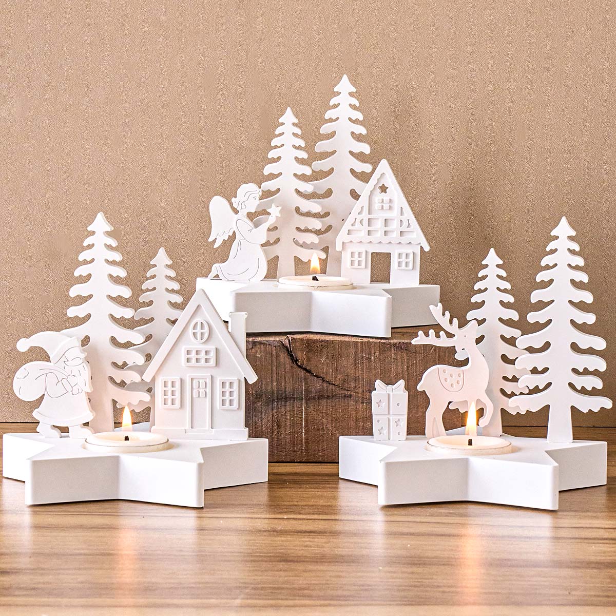 Christmas Decor Star Candle Ho - Candle Quotes ulasan dan harga