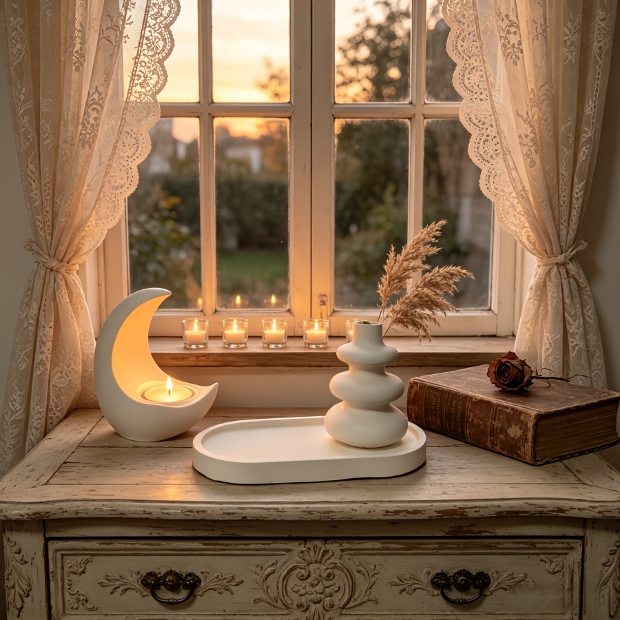 4pcs Set Including Moon Candle - Candle Quotes ulasan dan harga
