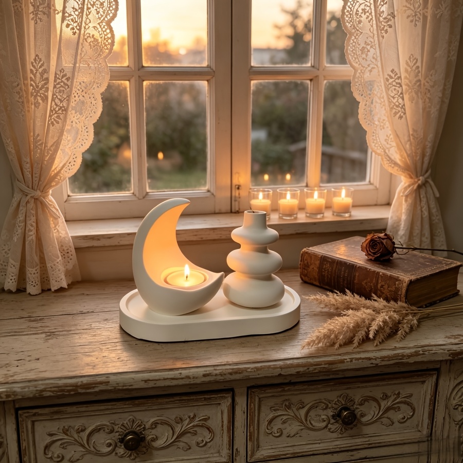 4pcs Set Including Moon Candle - Candle Quotes ulasan dan harga