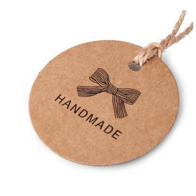 100pcs Handmade Kraft Paper Gi - Kraft Hang Tag ulasan dan harga