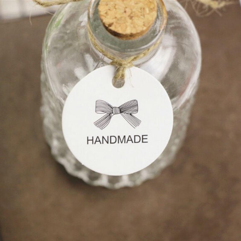 100pcs Handmade Kraft Paper Gi - Kraft Hang Tag ulasan dan harga