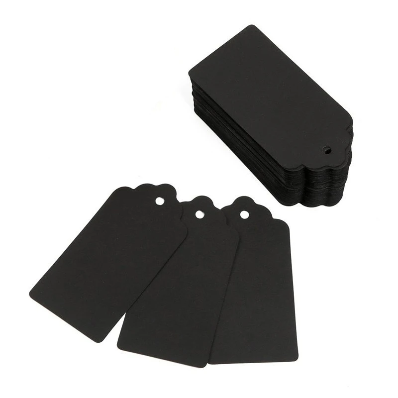 100Pcs Multi-sizes Kraft Paper - Kraft Hang Tag ulasan dan harga