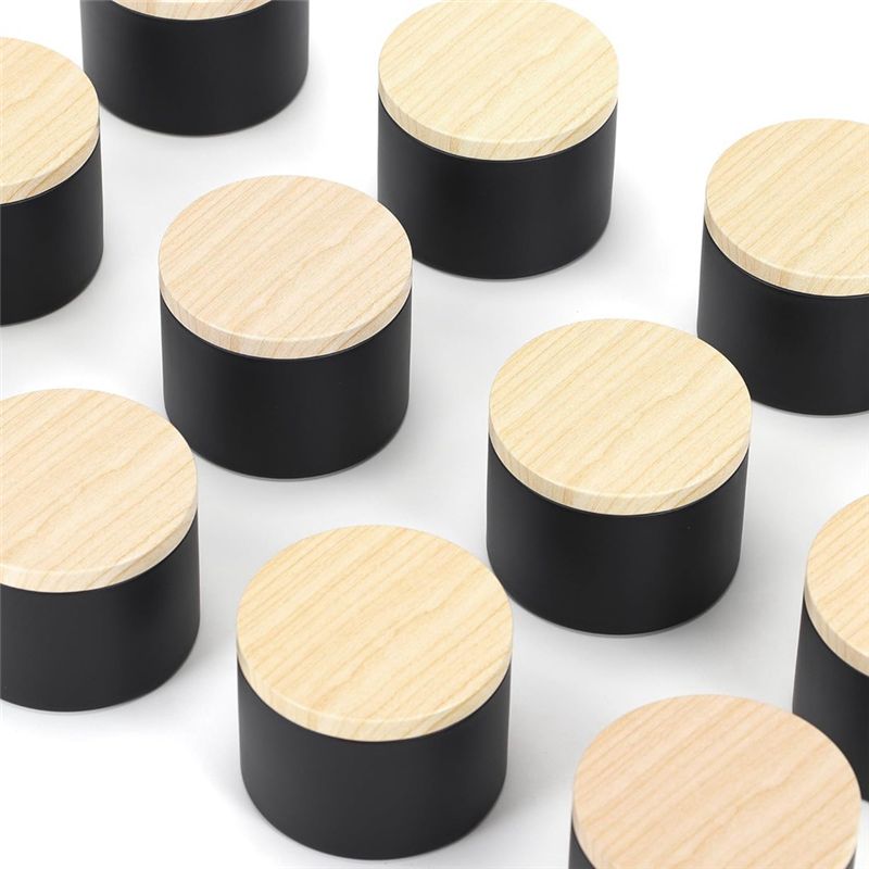 24 Pack 4 Oz Black Candle Tins - Black Tin Candle ulasan dan harga