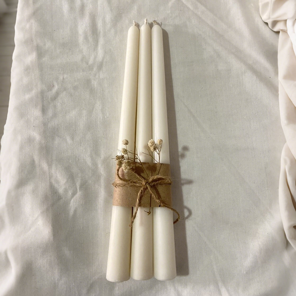 Simple Taper Pillar Acrylic Mo - Candle Quotes ulasan dan harga