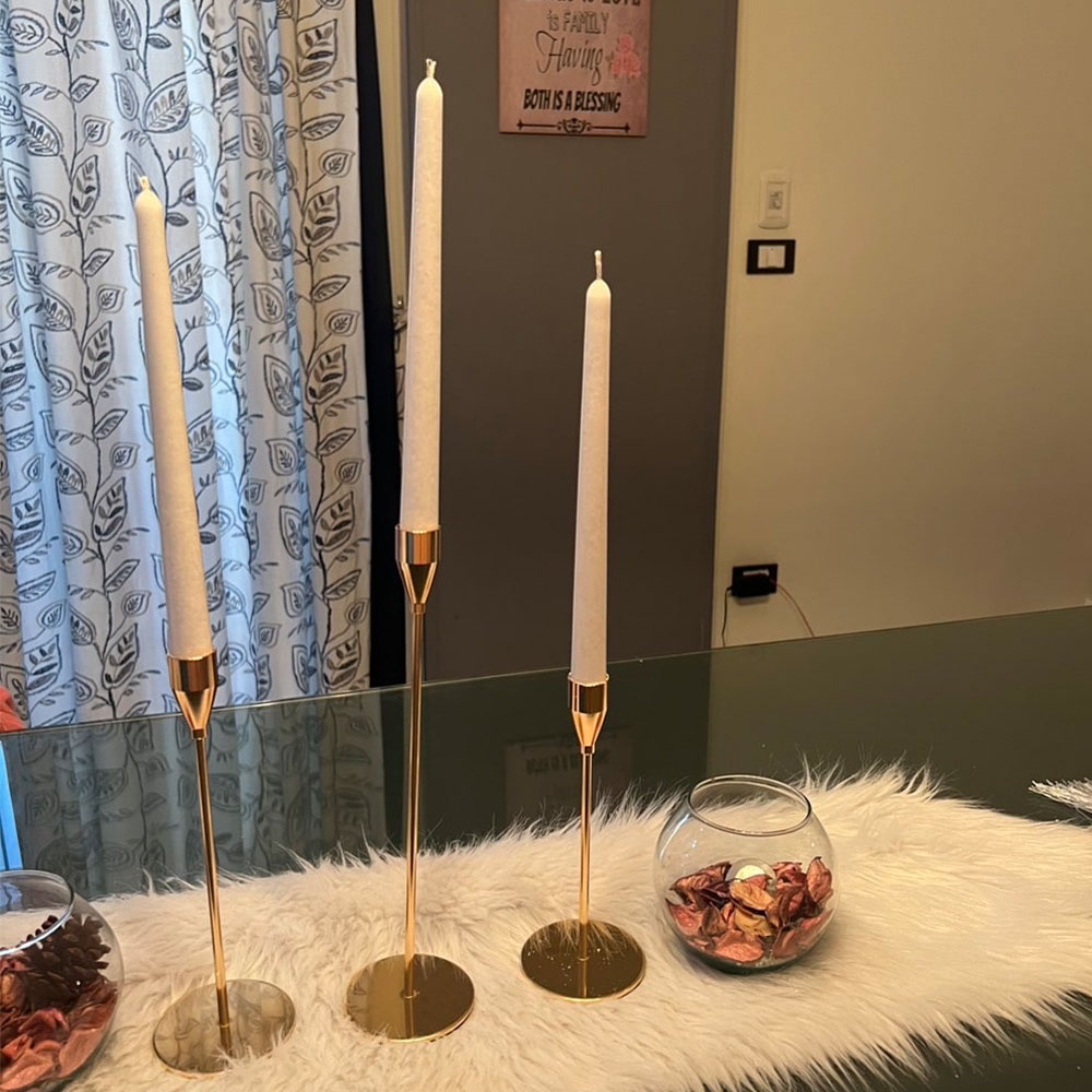 Simple Taper Pillar Acrylic Mo - Candle Quotes ulasan dan harga