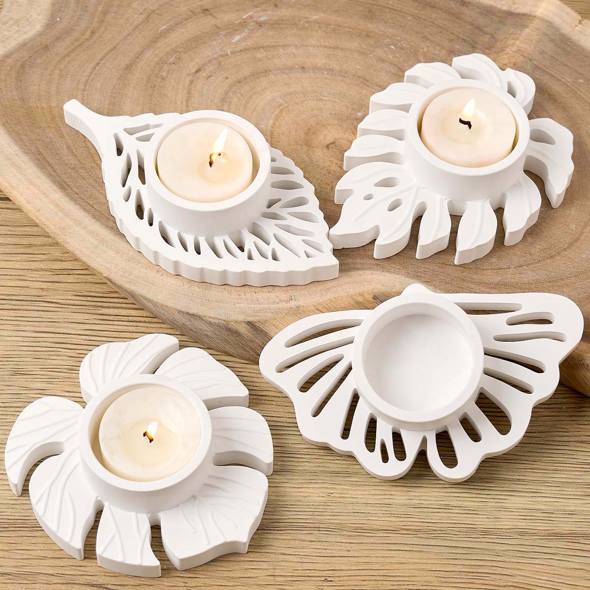 Leaves Candlestick Silicone Mo - Candle Quotes ulasan dan harga